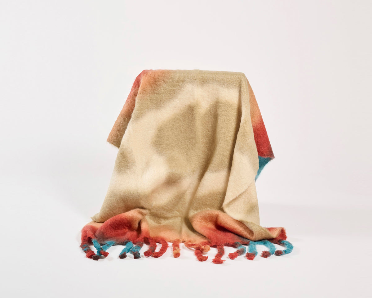 Mohair Blanket by Mantas Ezcaray - Tie-Dye 006