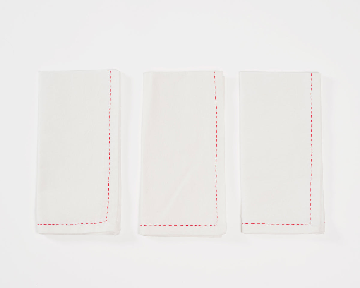 Embroidered 'Stitch' Napkin