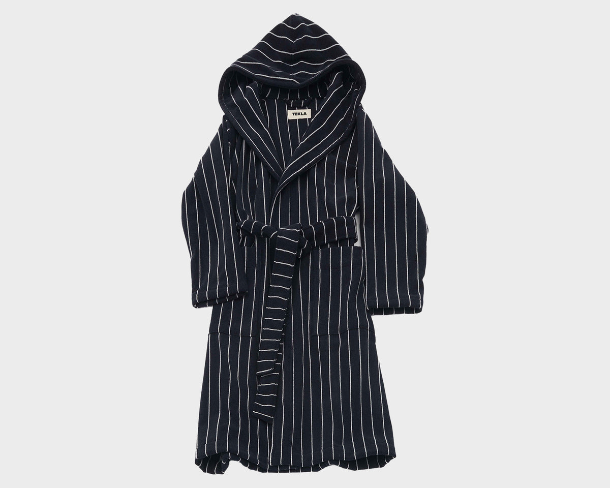 Tekla Organic Cotton Hooded Bathrobe - Antwerp