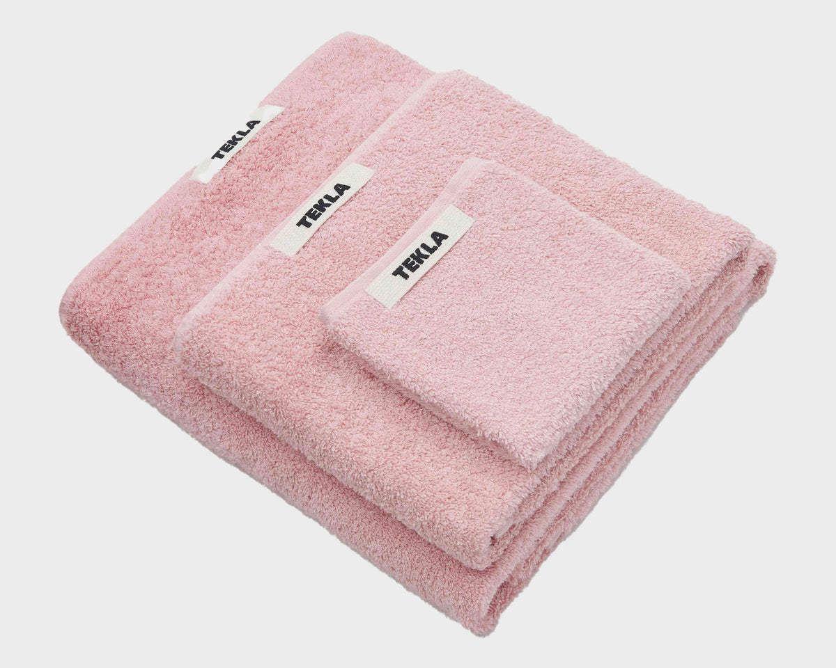 Tekla Organic Cotton Towel - Shaded Pink