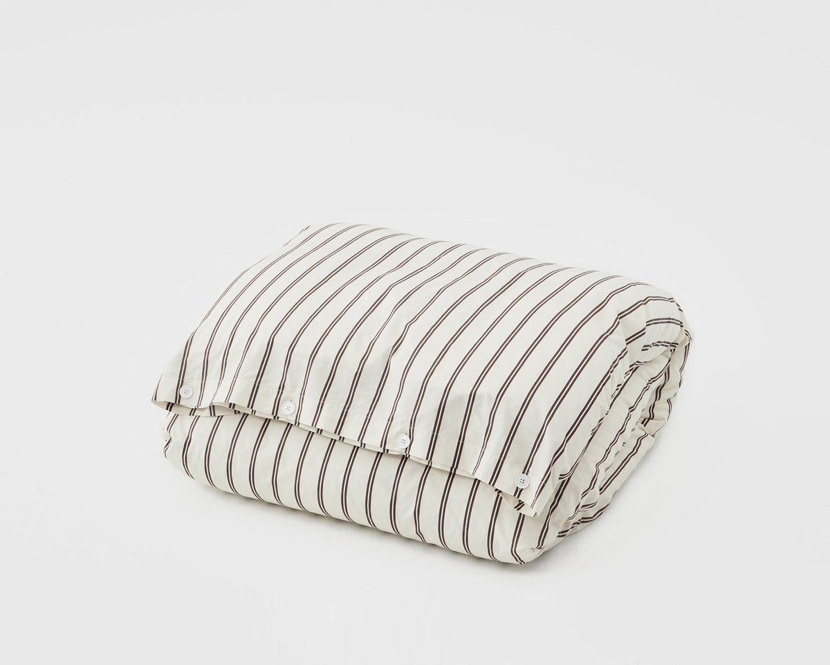 Tekla Cotton Percale Bedding - Hopper Stripes