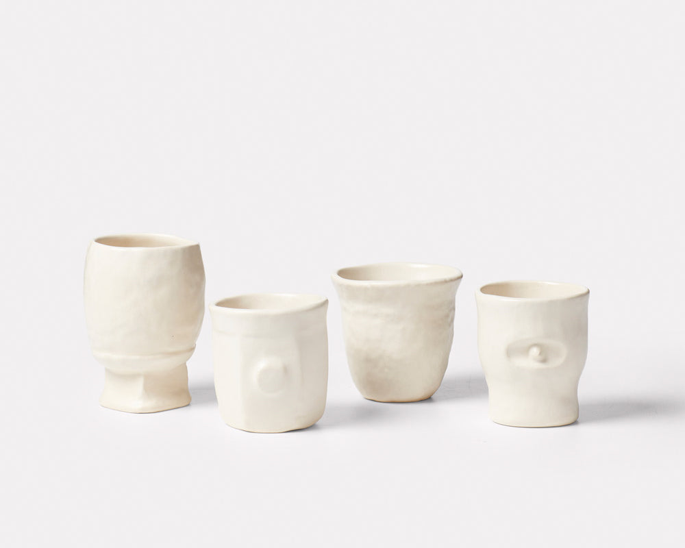 JB Blunk Second Edition Cup Set - Cream