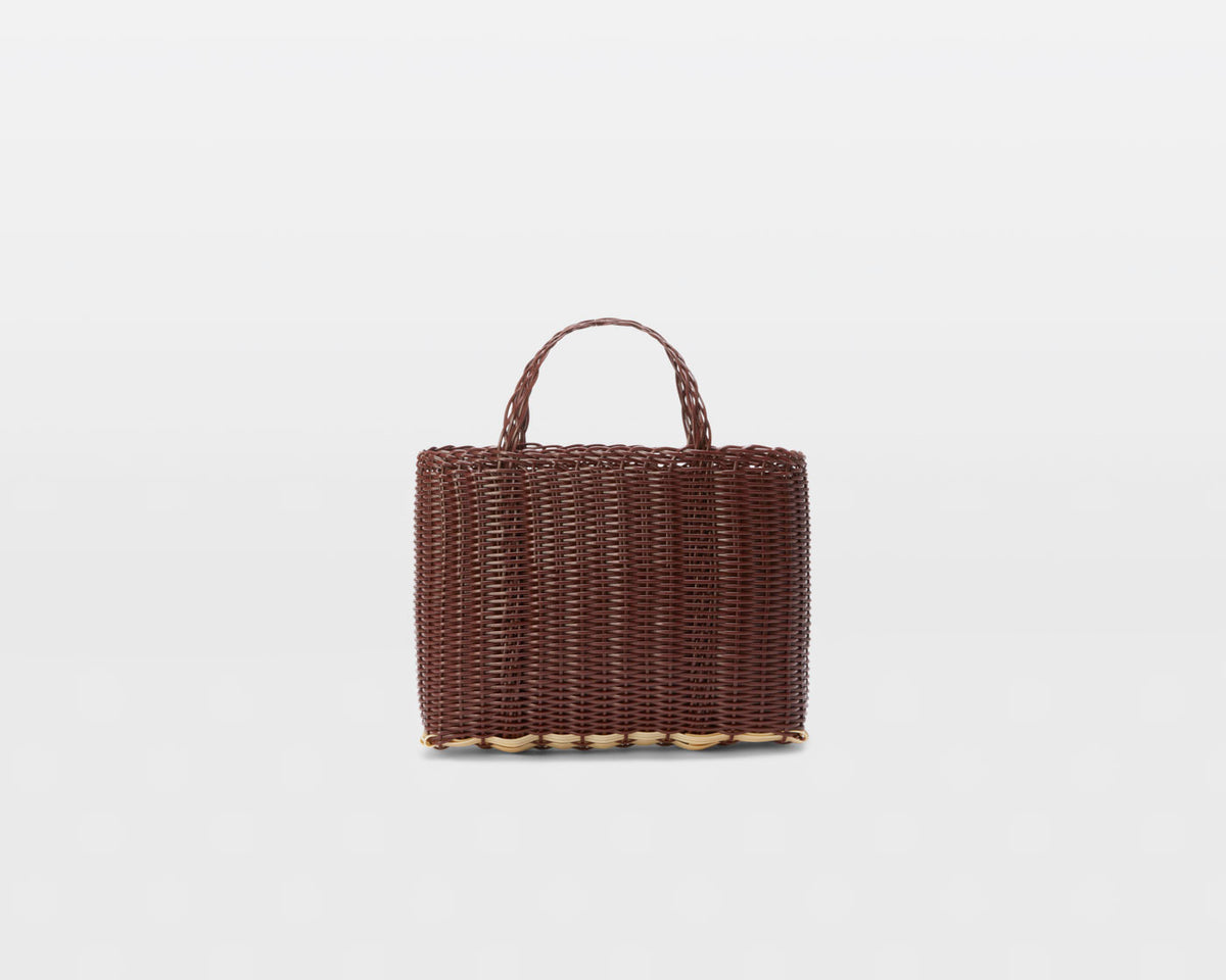 Palorosa Mini Tote Basket - Chocolate