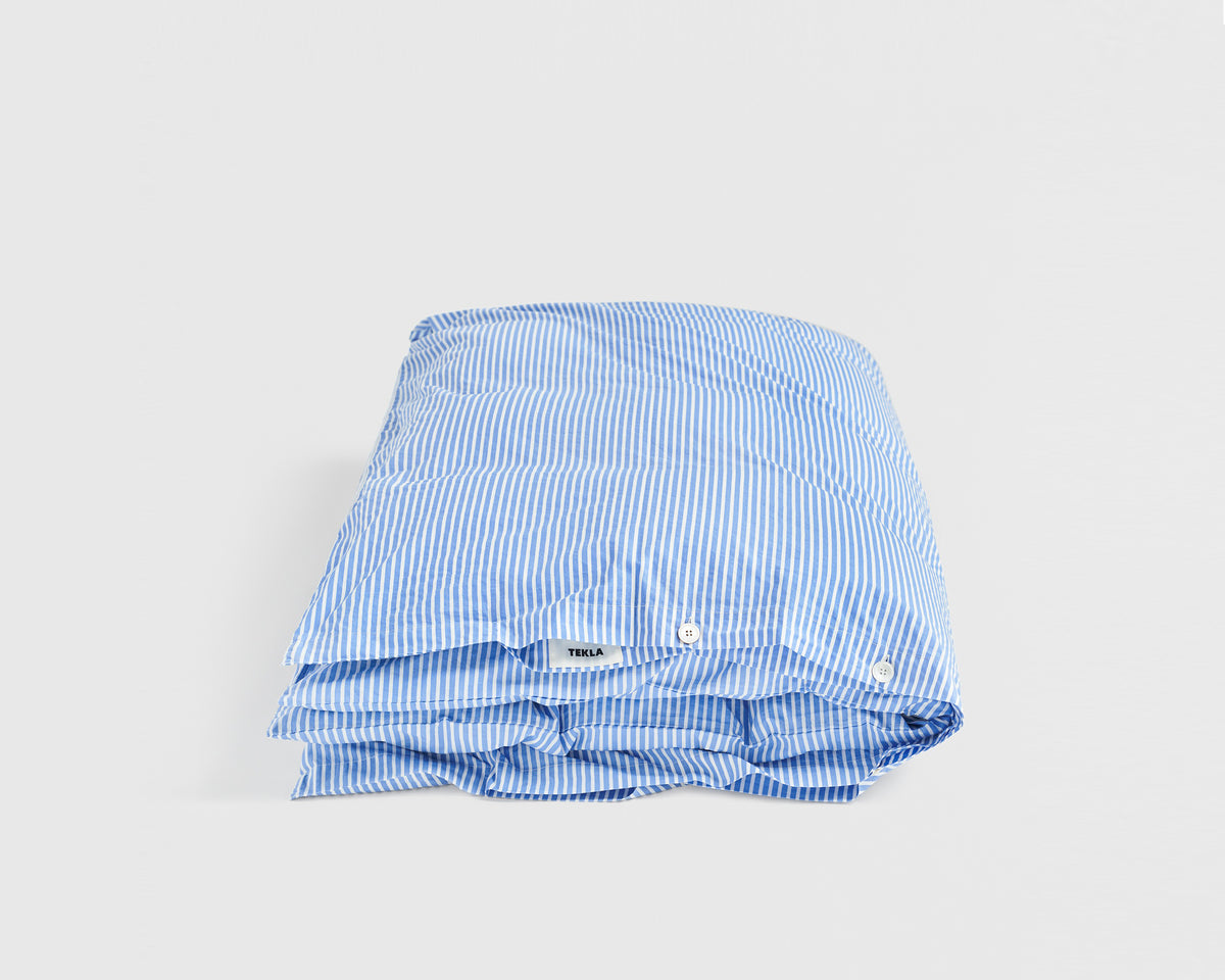 Tekla Cotton Percale Bedding - Oxford Stripes
