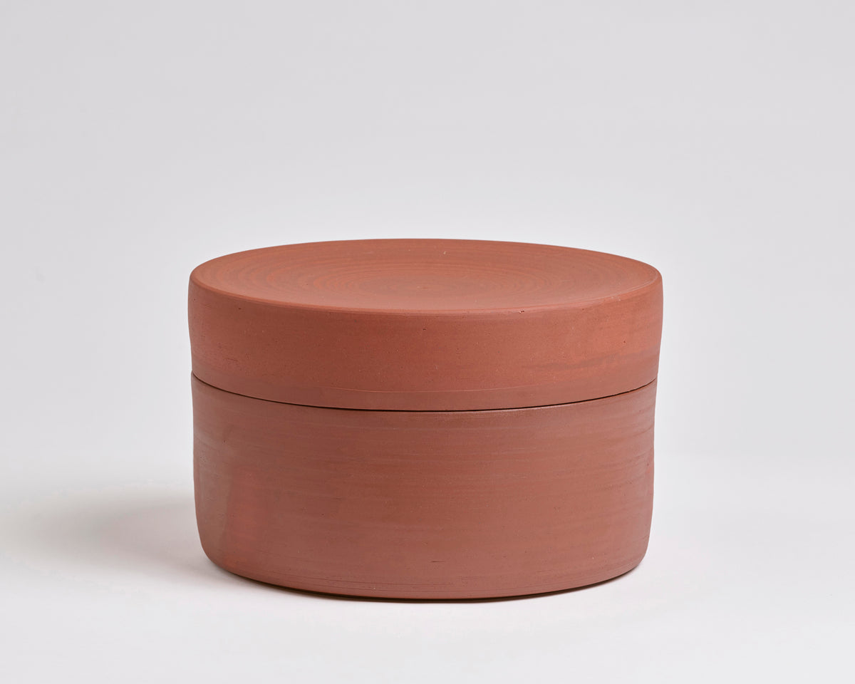 Szilvassy Ceramic Jar 012 - Wattle Celadon (Large Wide)