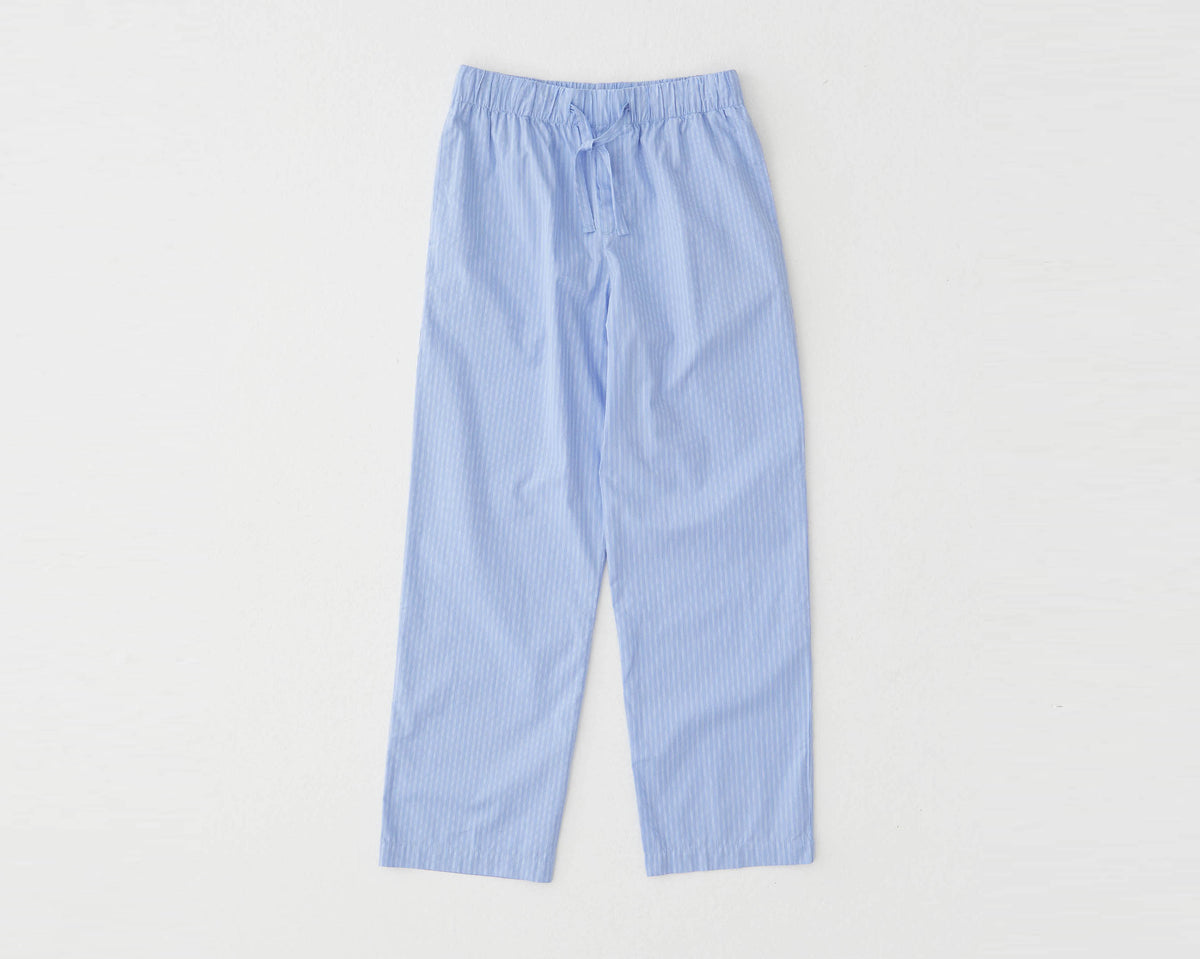 Tekla Poplin Pant - Pin Stripes