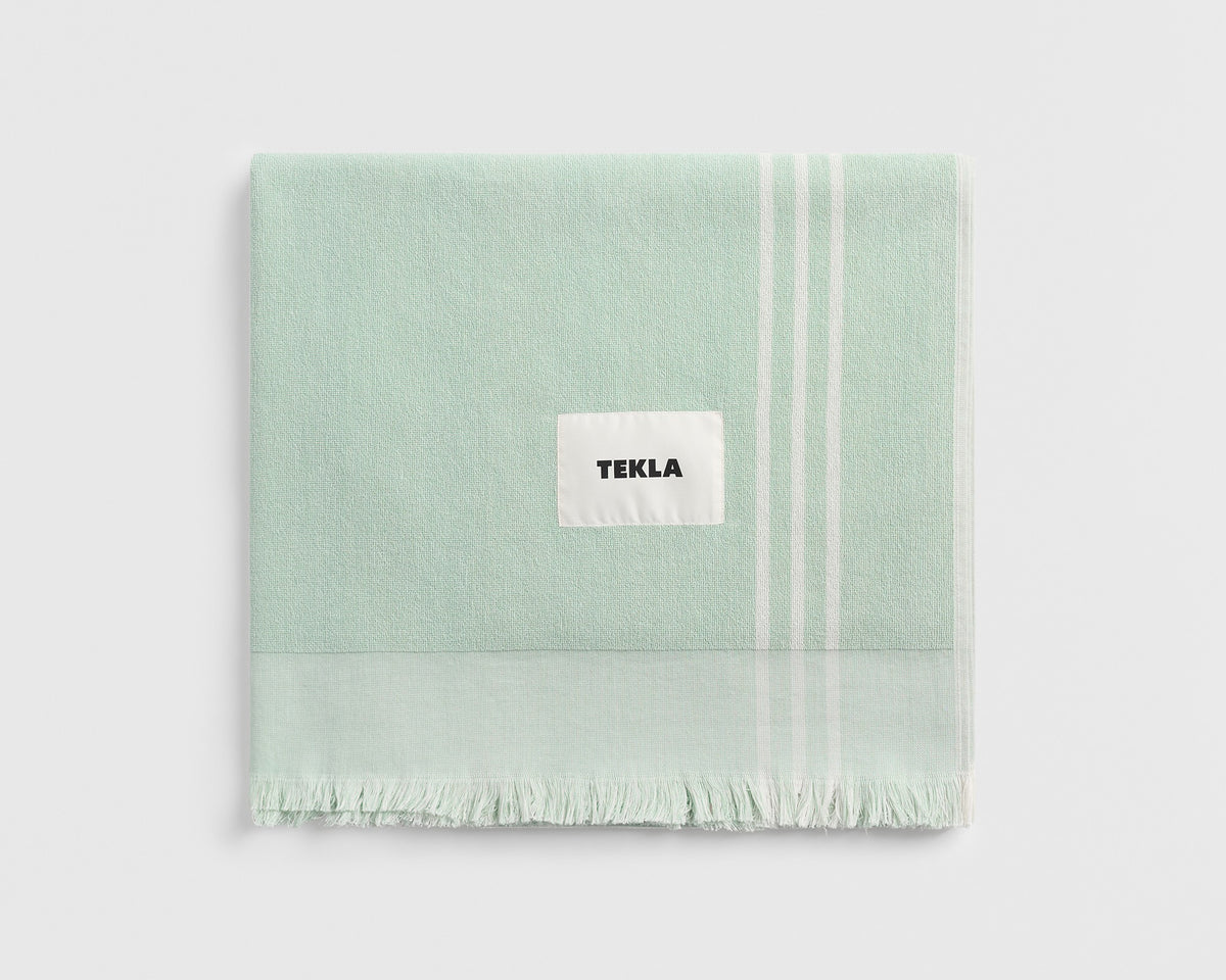 Tekla Organic Cotton Beach Towel - Pistachio