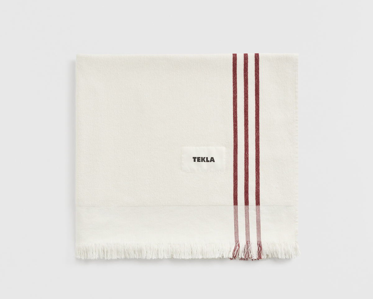 Tekla Organic Cotton Beach Towel - Clay