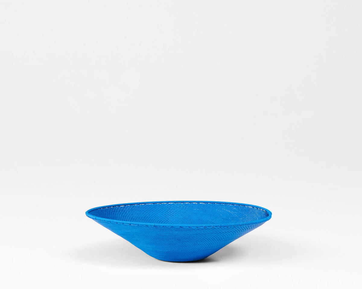 Telephone Wire Platter - Cobalt