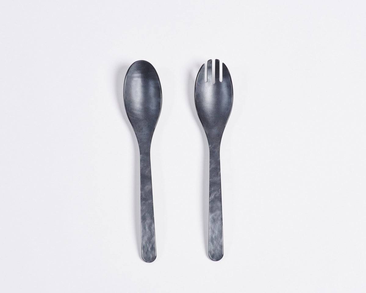 G.F Heim Söhne Salad Cutlery - Dark Grey