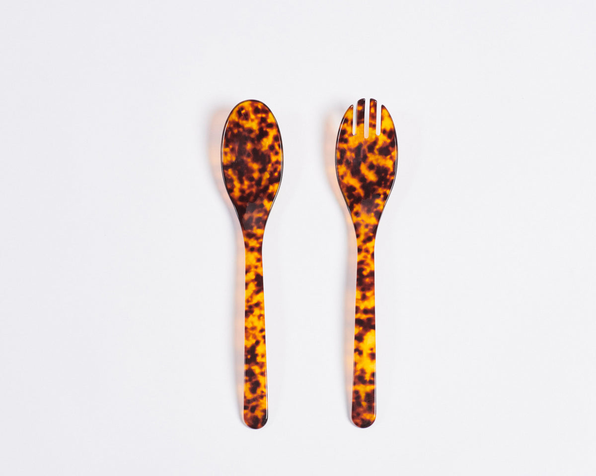 G.F Heim Söhne Salad Cutlery - Tortoiseshell