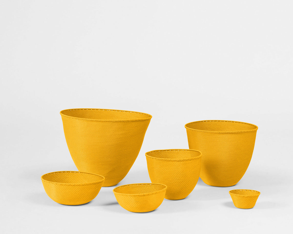 Telephone Wire Bowl - Pumpkin
