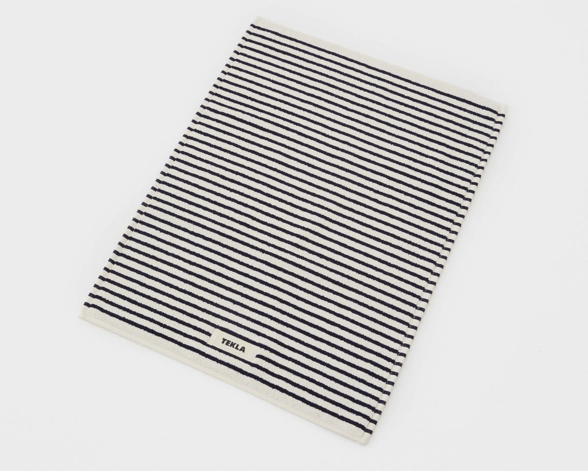 Tekla Organic Cotton Bath Mat - Sailor Stripes