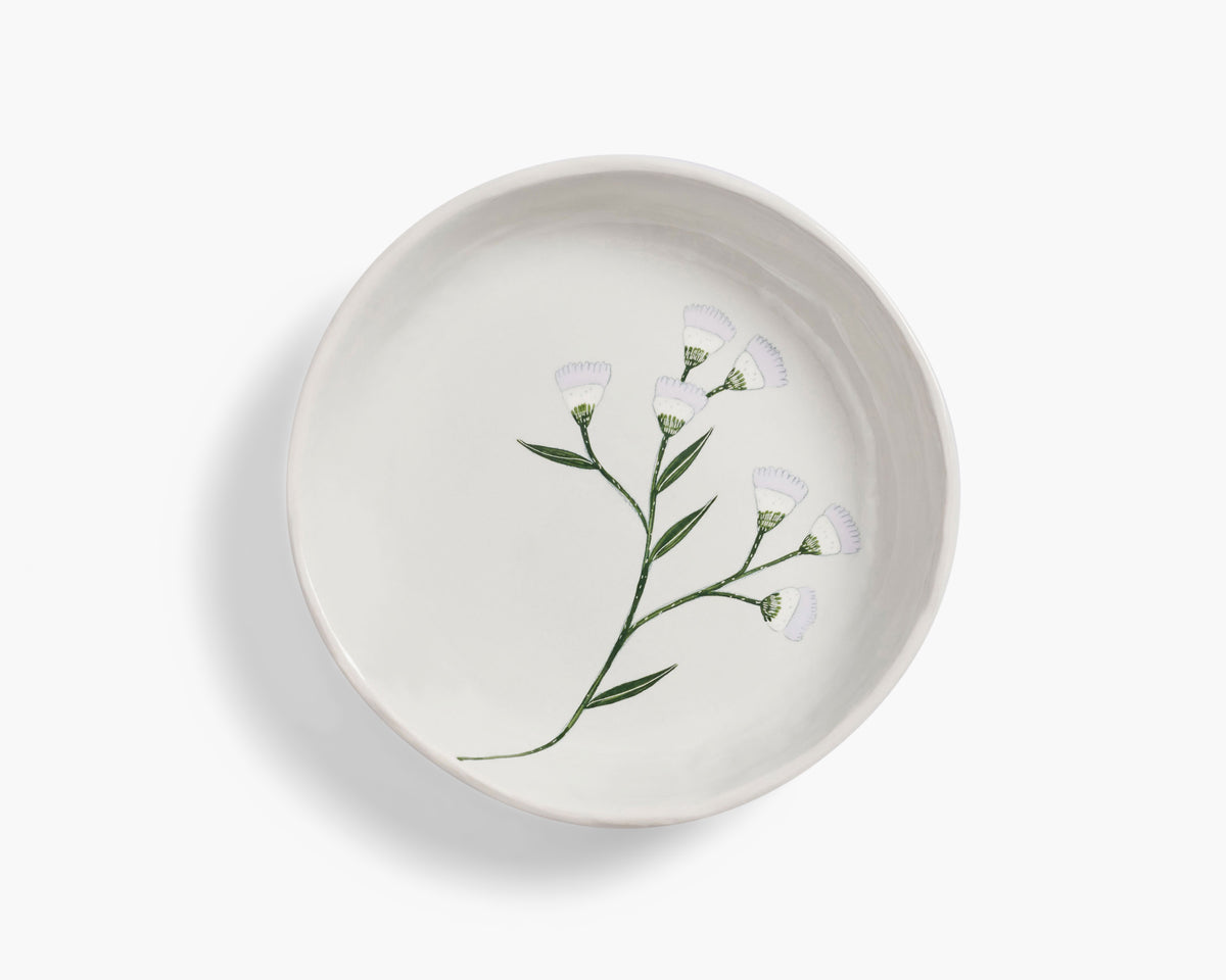 Gemma Orkin 'Wild Flowers' Serving Bowl - Grey Wash