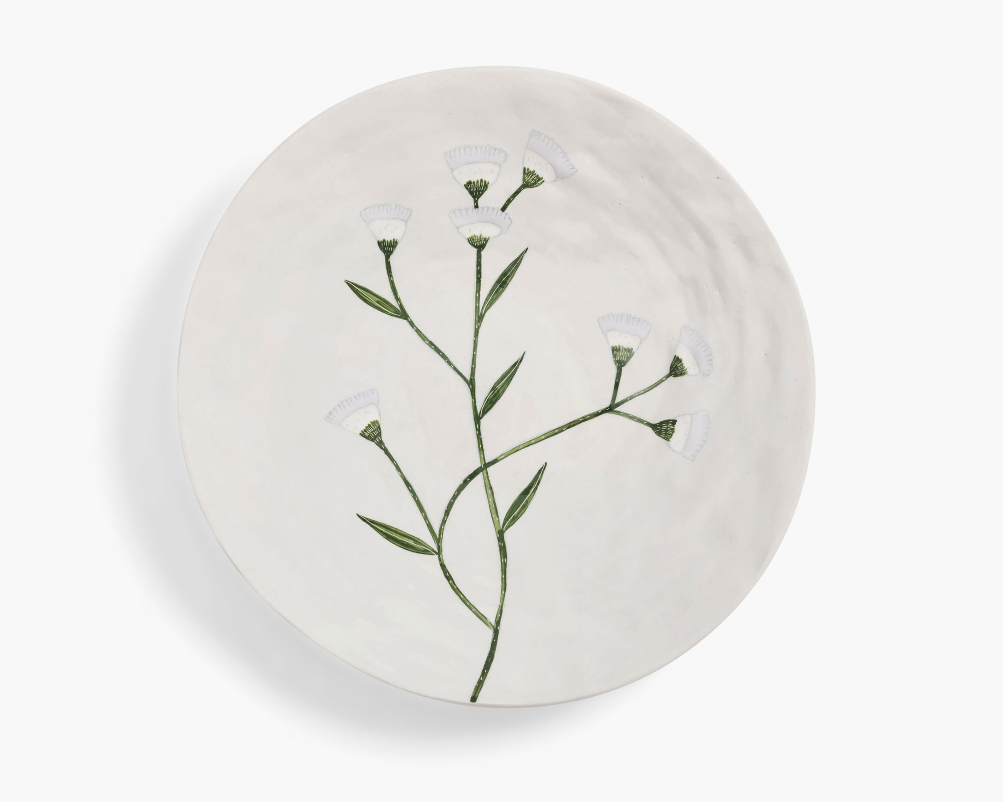Gemma Orkin 'Wild Flowers'  Serving Plate - Grey Wash