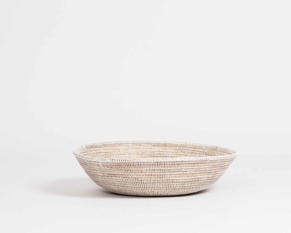 Wolof Basket - White