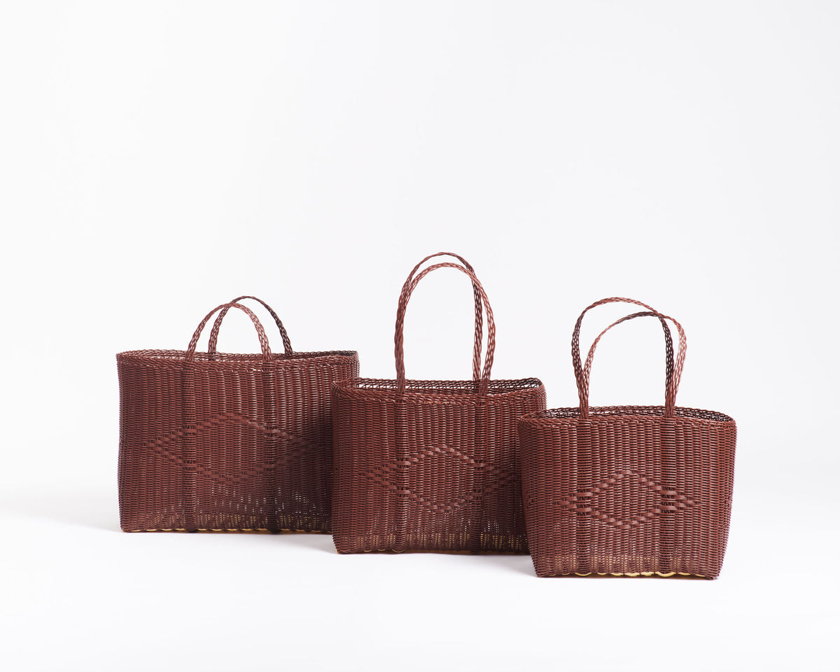 Palorosa Tote Basket - Chocolate