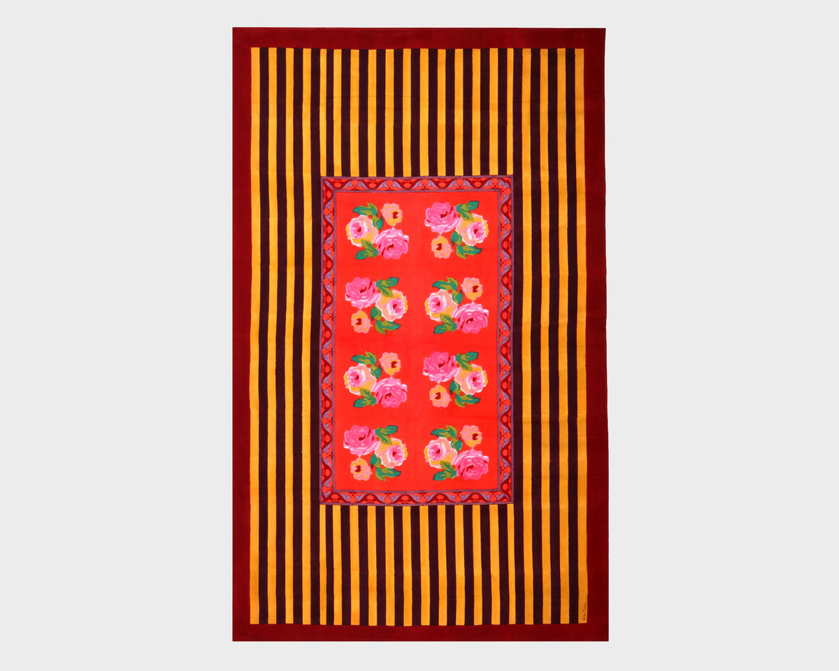 Lisa Corti Tablecloth - Nizam Red