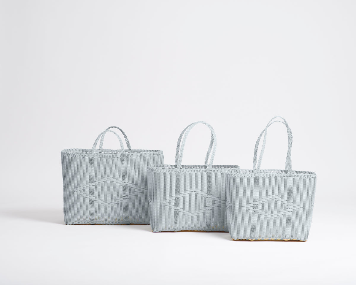 Palorosa Tote Basket - Light Grey