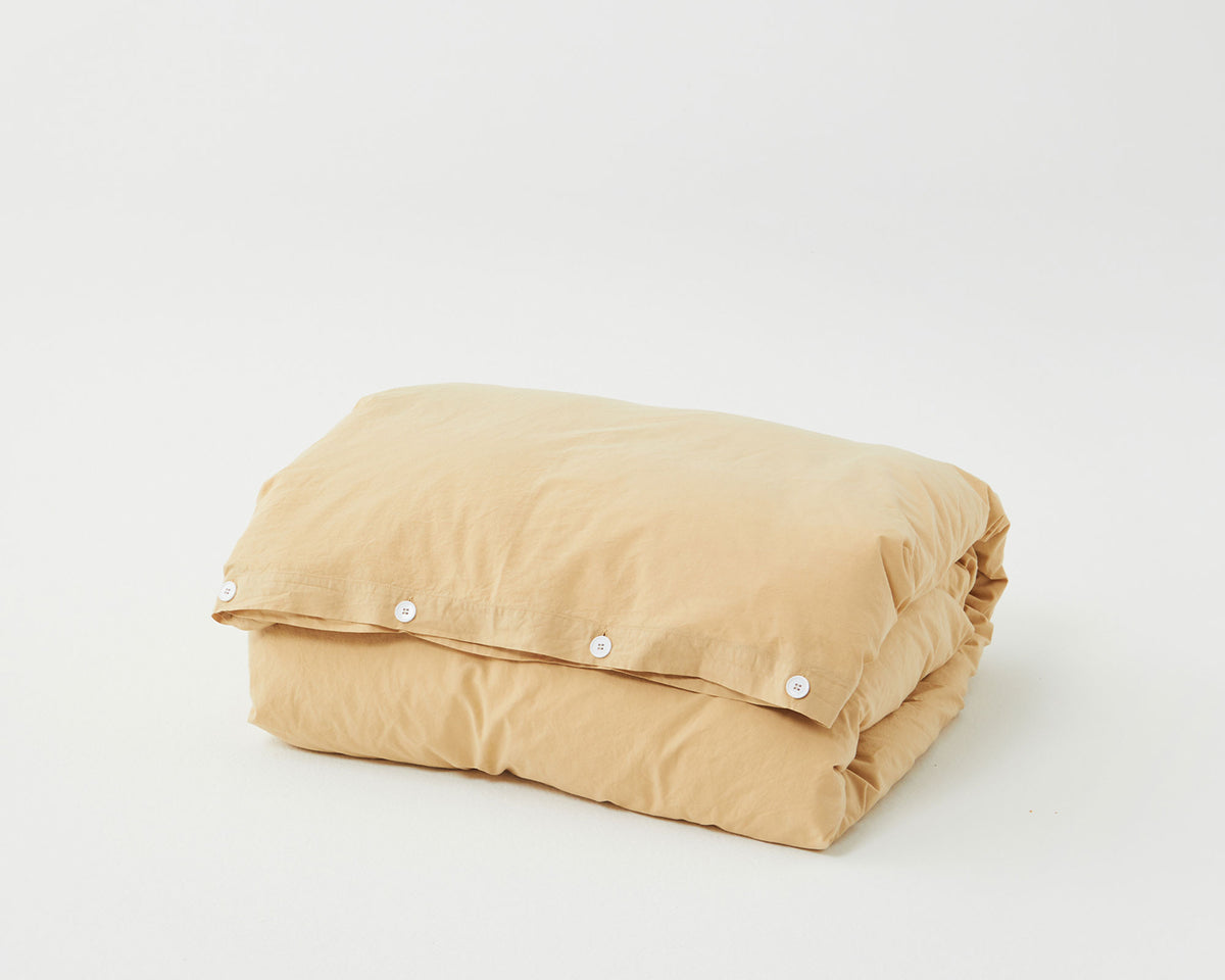 Tekla Cotton Percale Bedding - Sand Beige