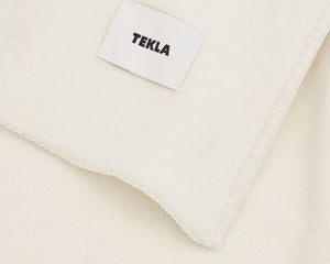 Tekla Merino Wool Blanket - Soft White