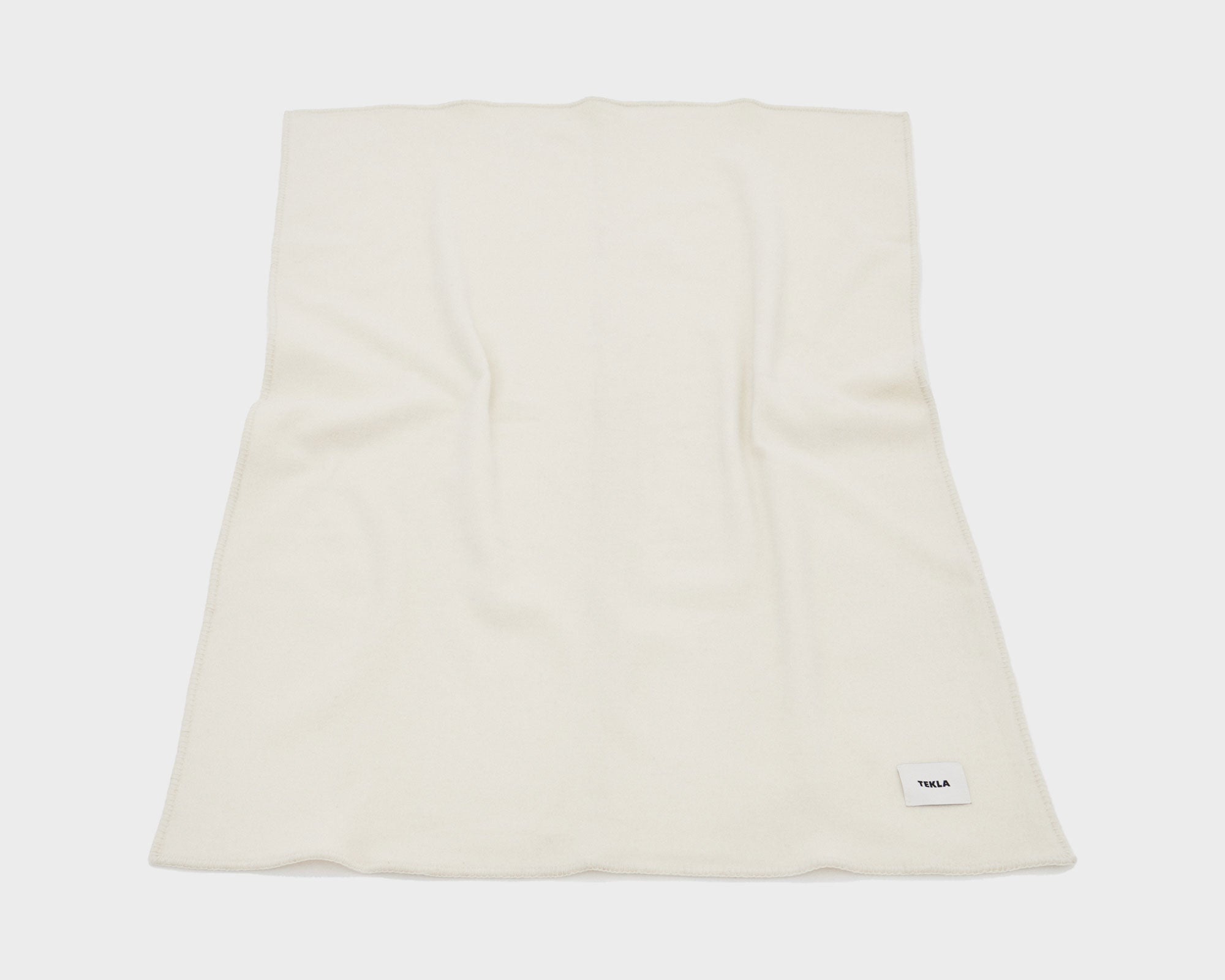 Tekla Merino Wool Blanket - Soft White