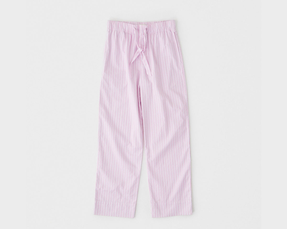 Tekla Poplin Pant - Capri Stripes