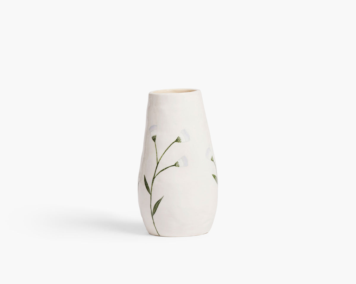 Gemma Orkin 'Wild Flowers' Pot - White Wash
