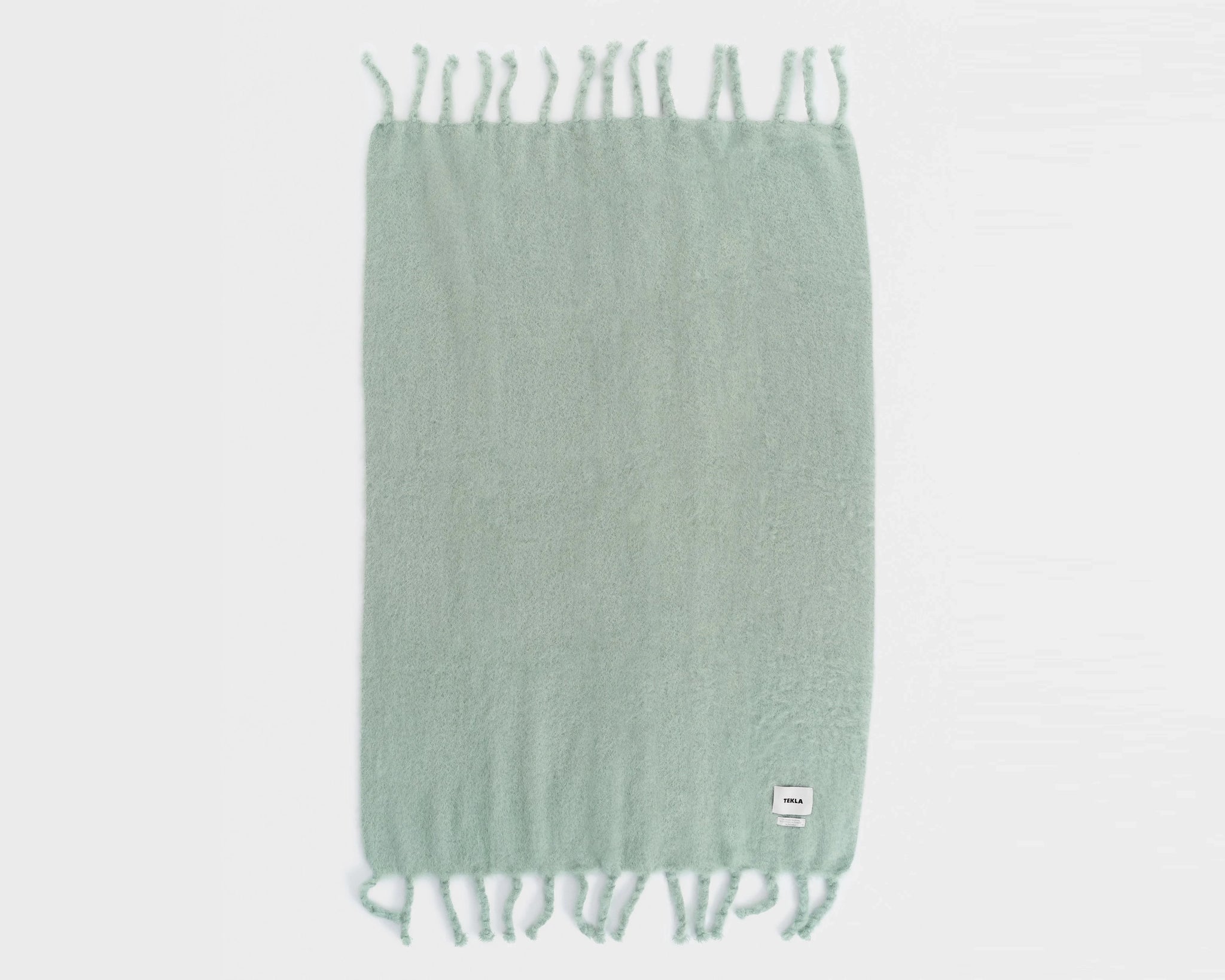 Tekla Mohair Blanket 'The Colours of Le Corbusier' –  Vert Anglais Clair