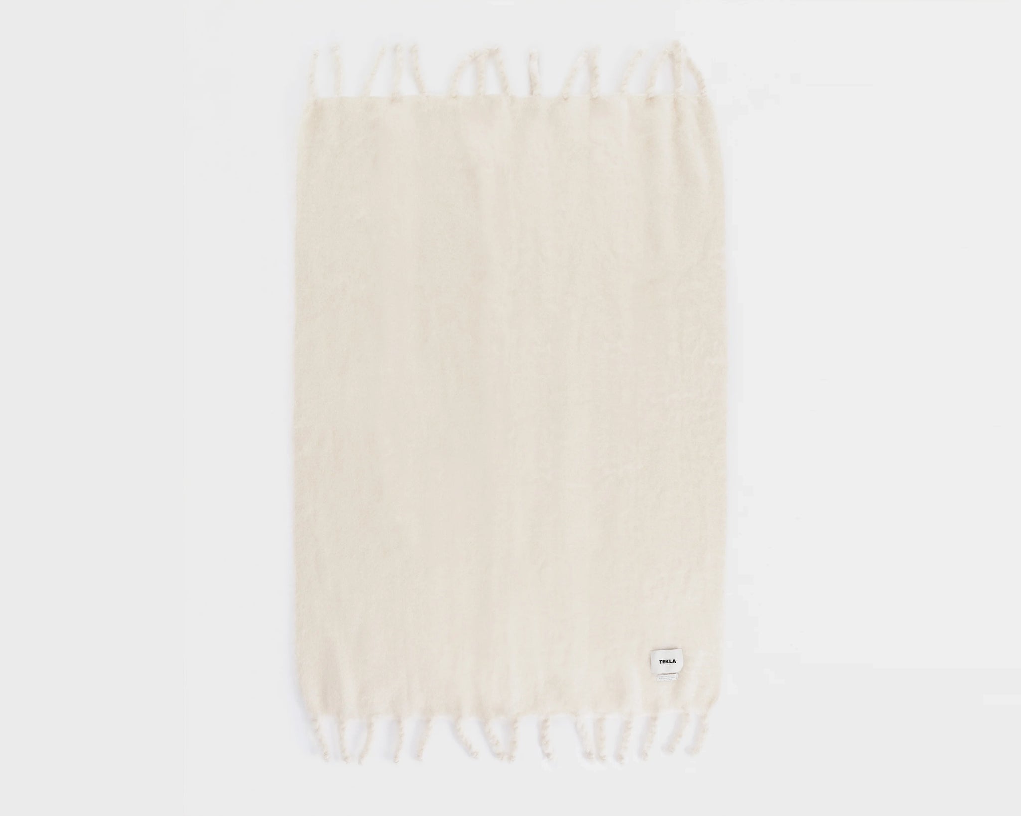 Tekla Mohair Blanket 'The Colours of Le Corbusier' –  Blanc