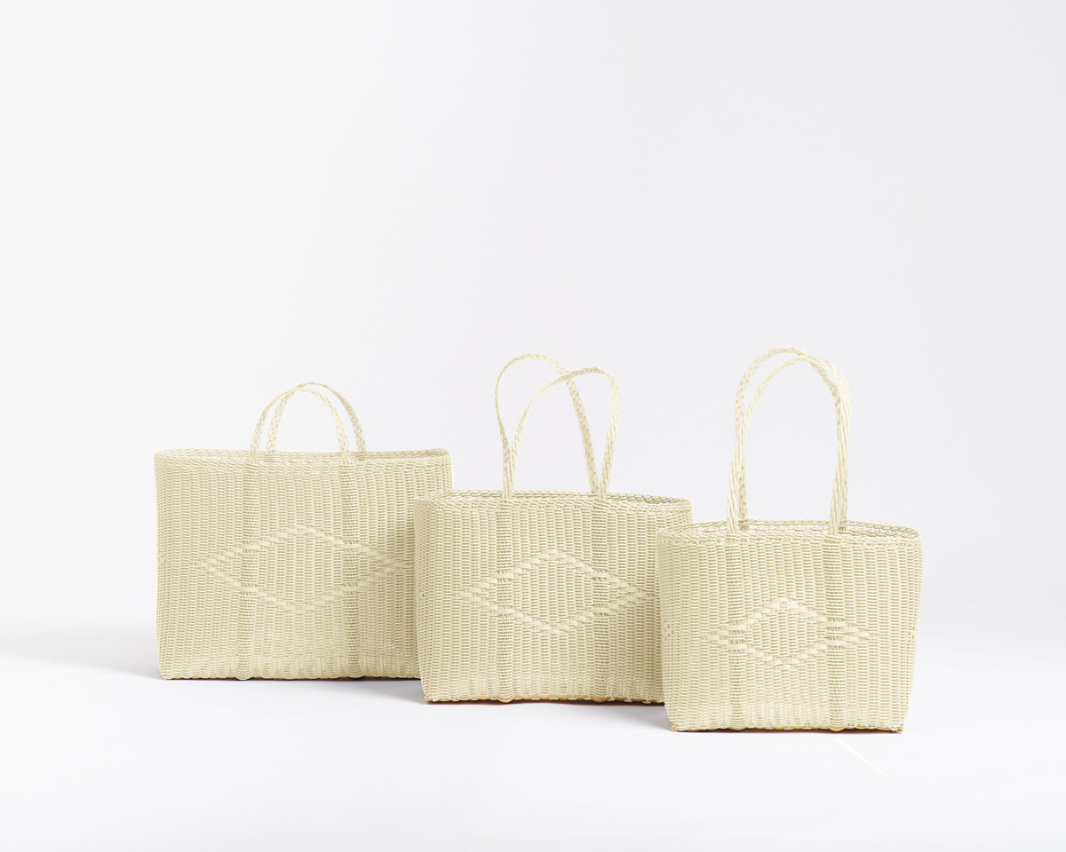 Palorosa Tote Basket - Vanilla