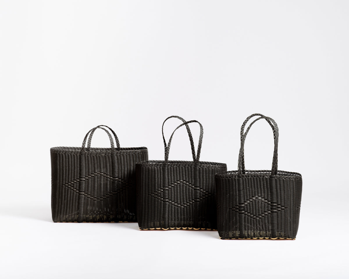 Palorosa Tote Basket - Midnight Brown