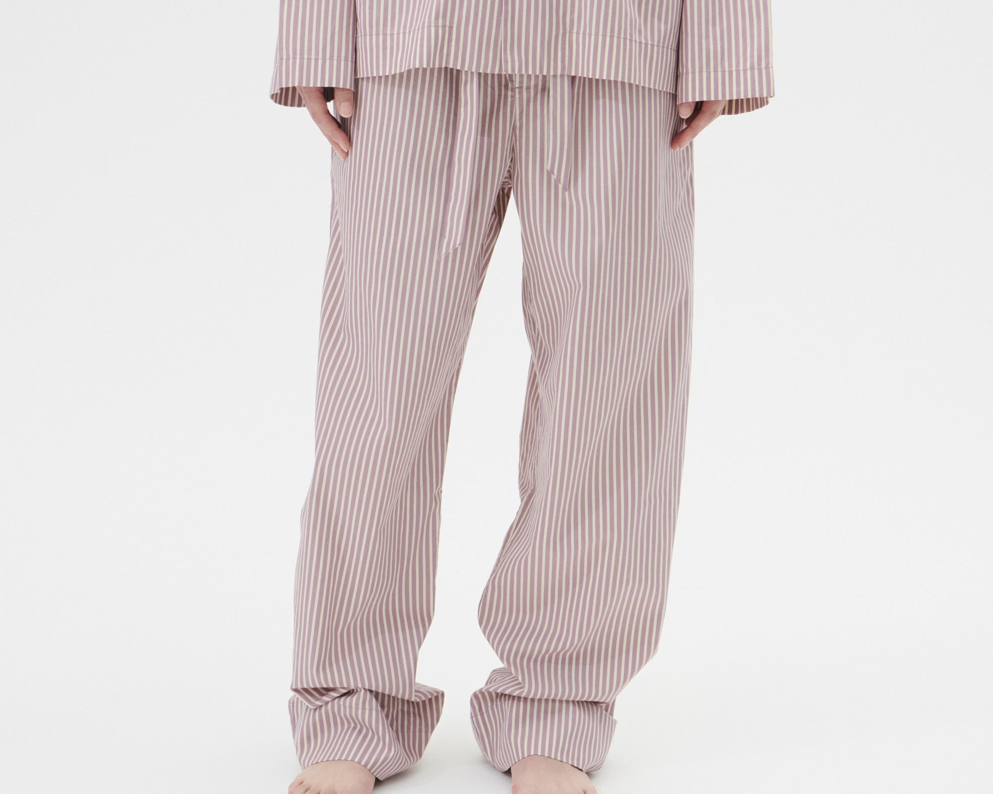 Tekla Poplin Pant - Skipper Stripes
