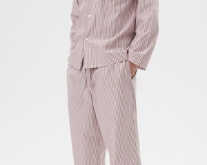 Tekla Poplin Pant - Skipper Stripes