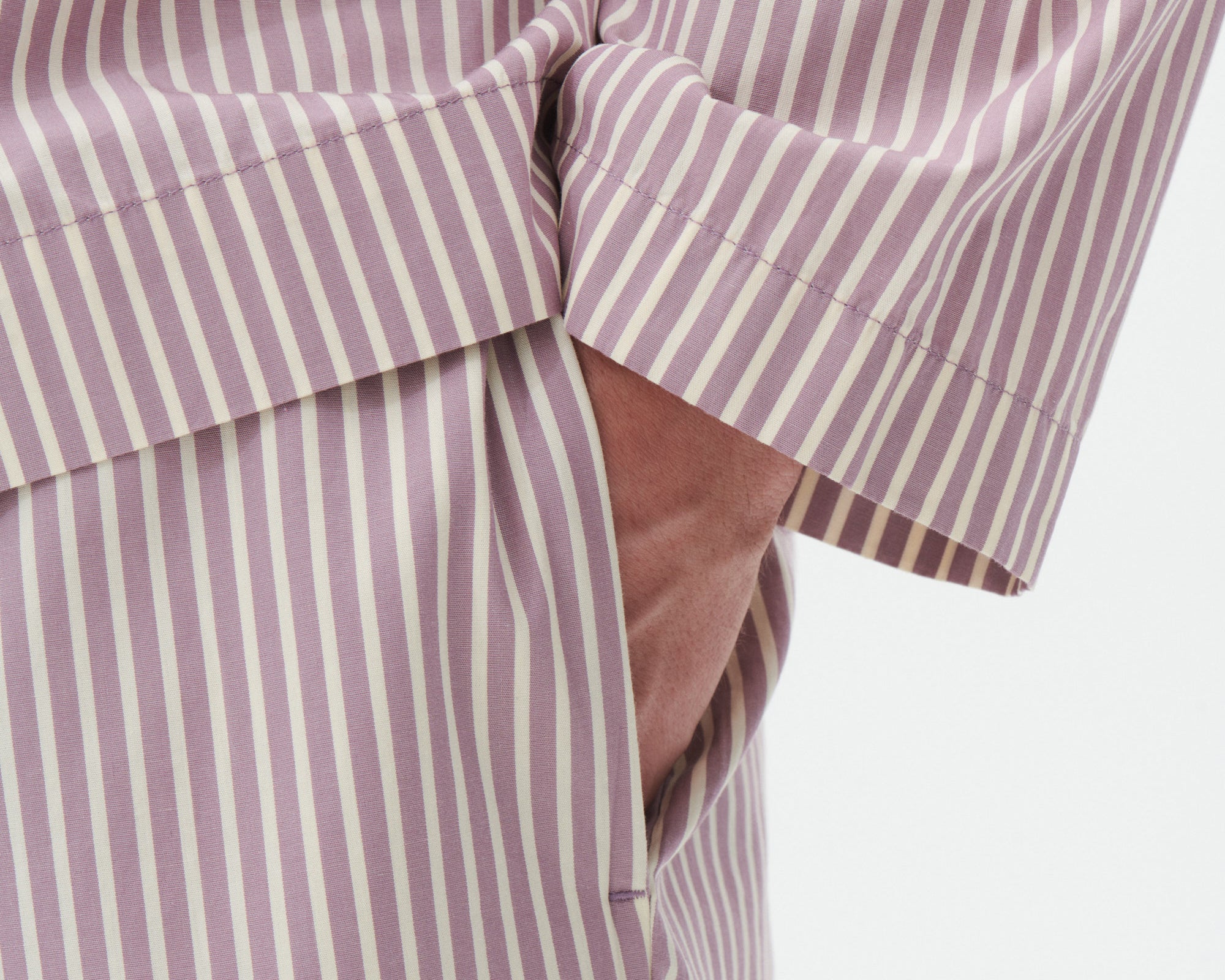 Tekla Poplin Pant - Skipper Stripes