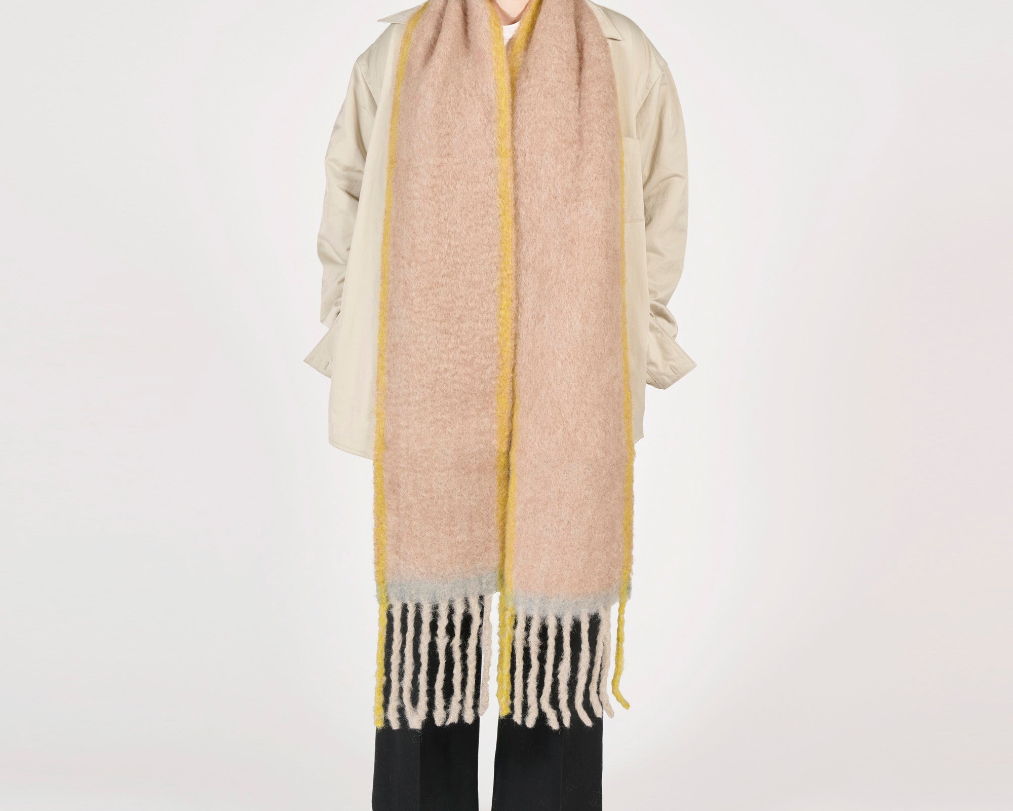 Mohair Scarf by Mantas Ezcaray - 002