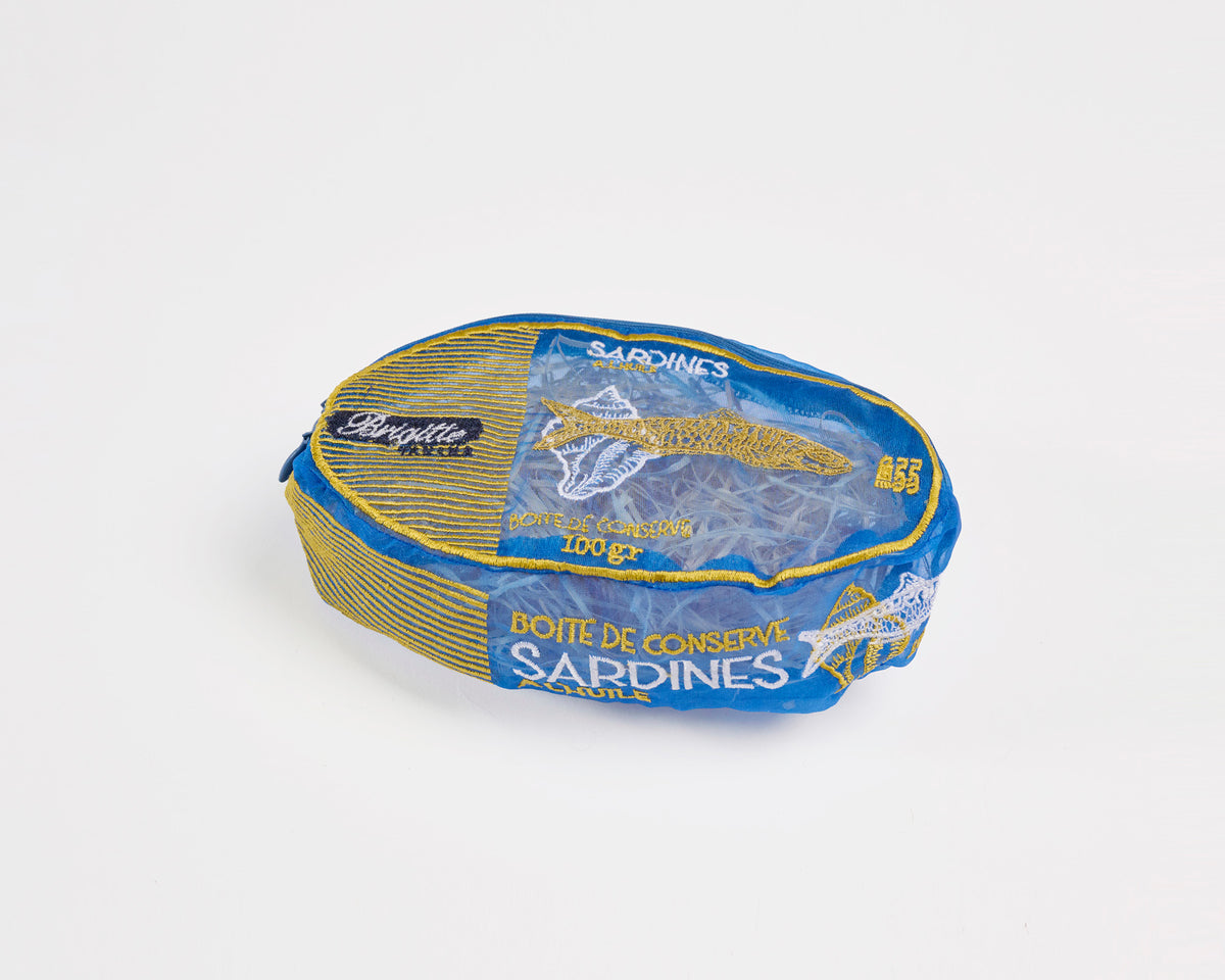 Brigitte Tanaka Organza Pouch - Sardine