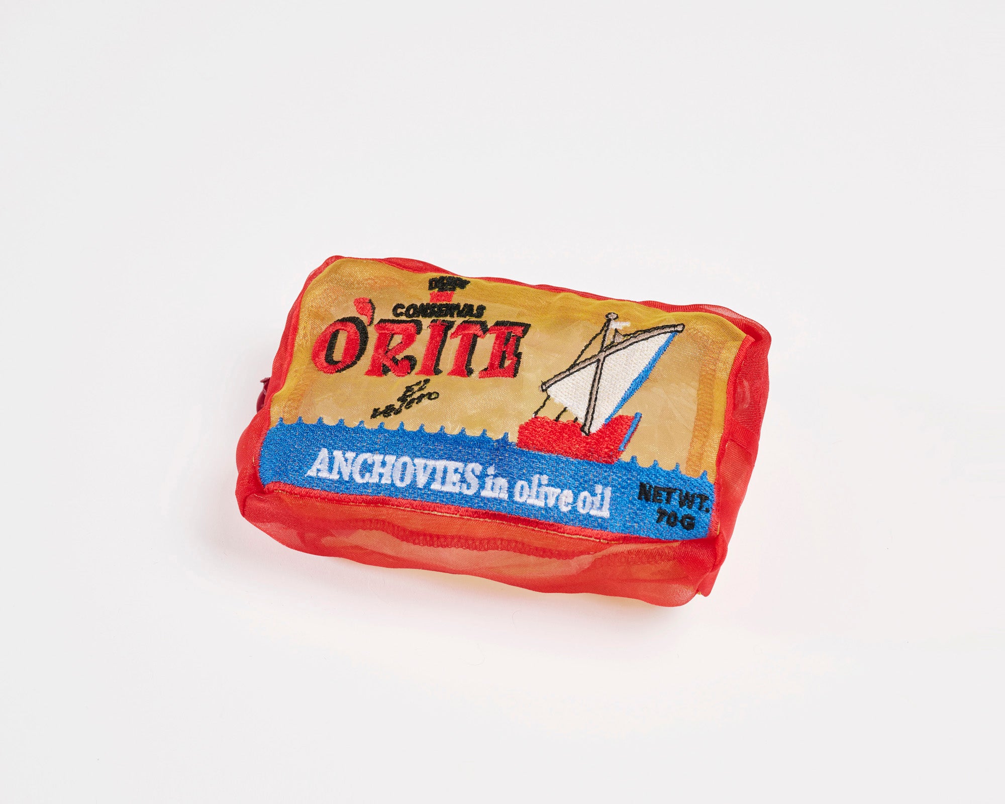 Brigitte Tanaka Organza Pouch - Anchovy