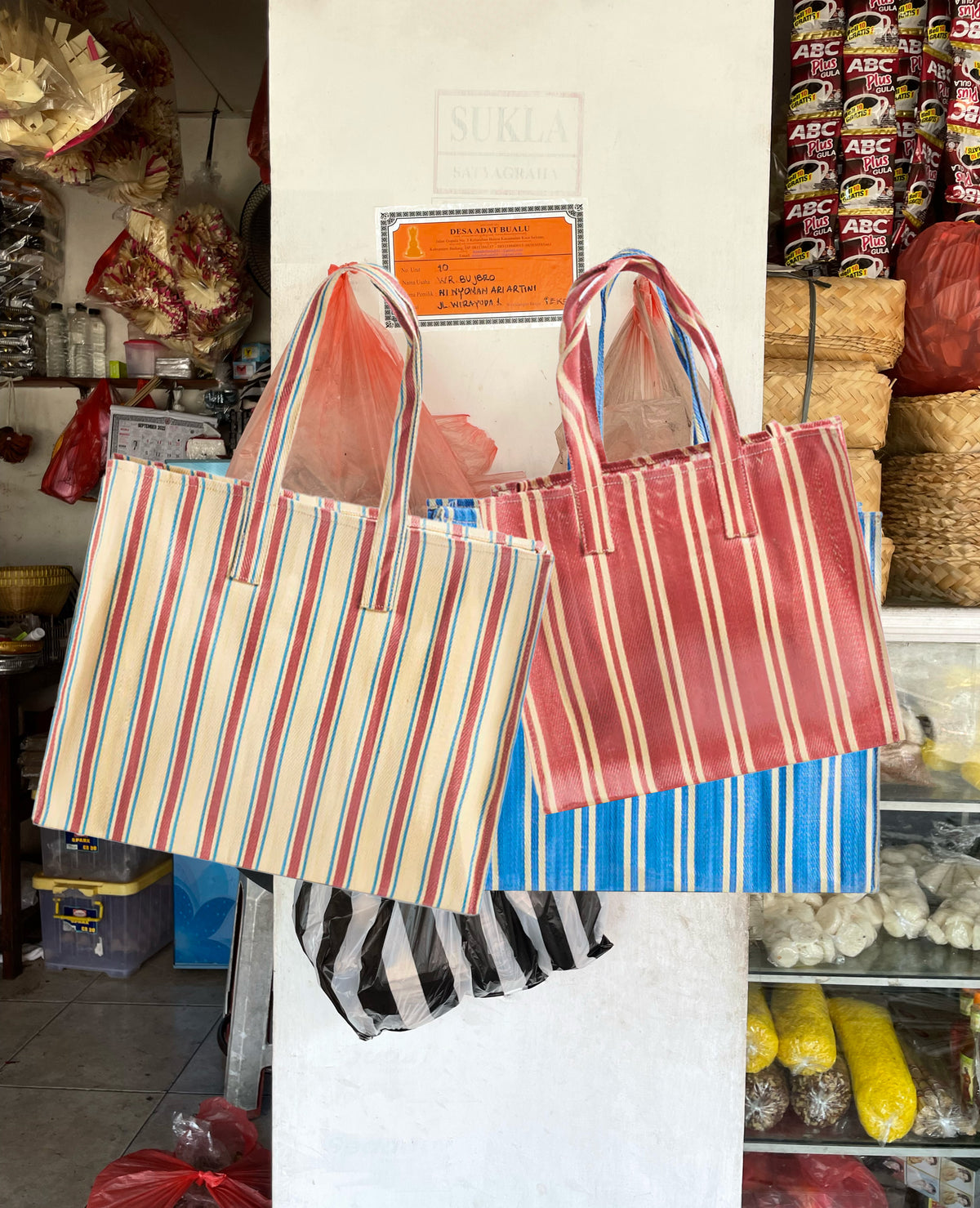 FLASH SALE - 30% OFF ALL NYLON STRIPED BAGS - ENDS 24/08