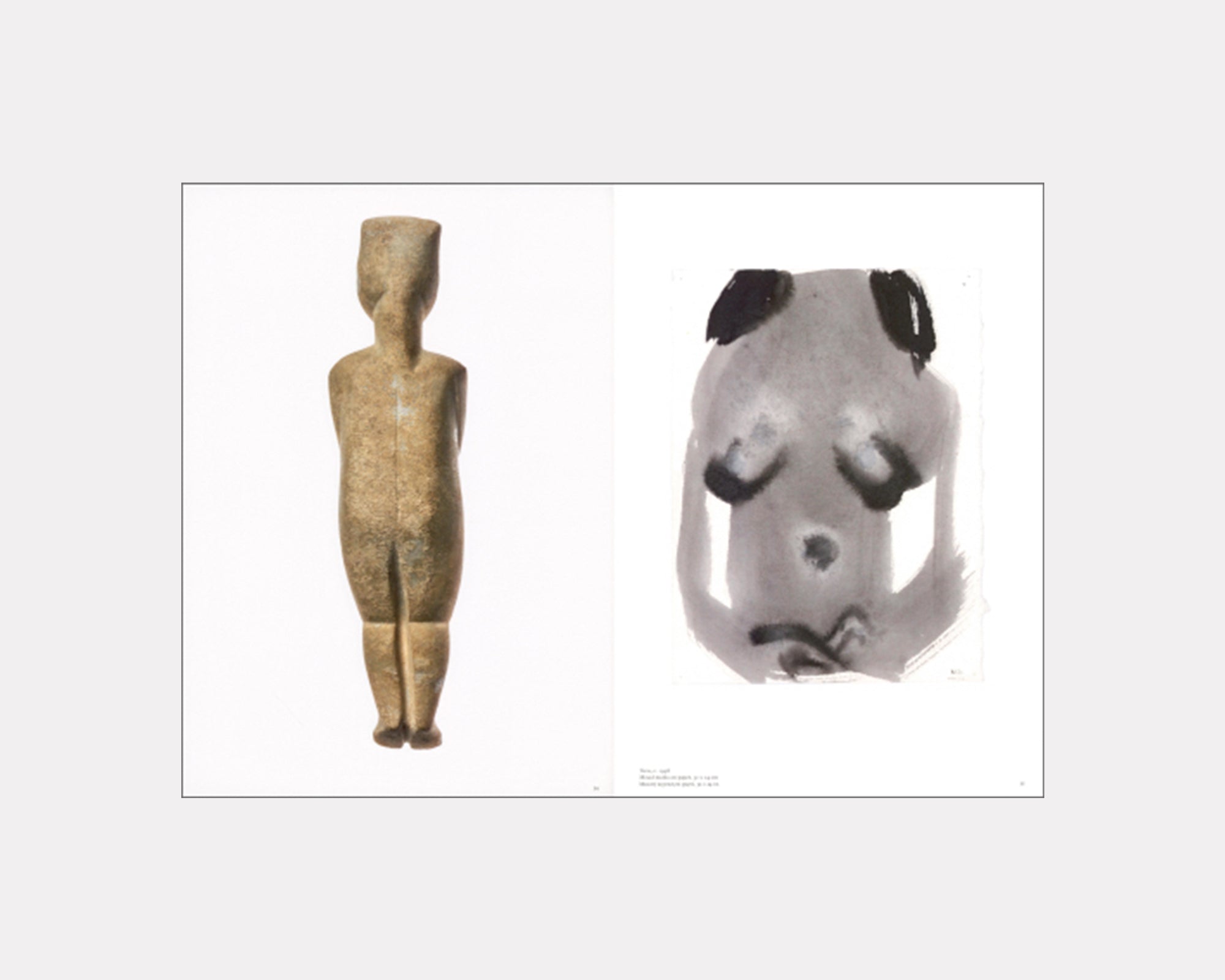 Cycladic Blues at the Cycladic - Marlene Dumas