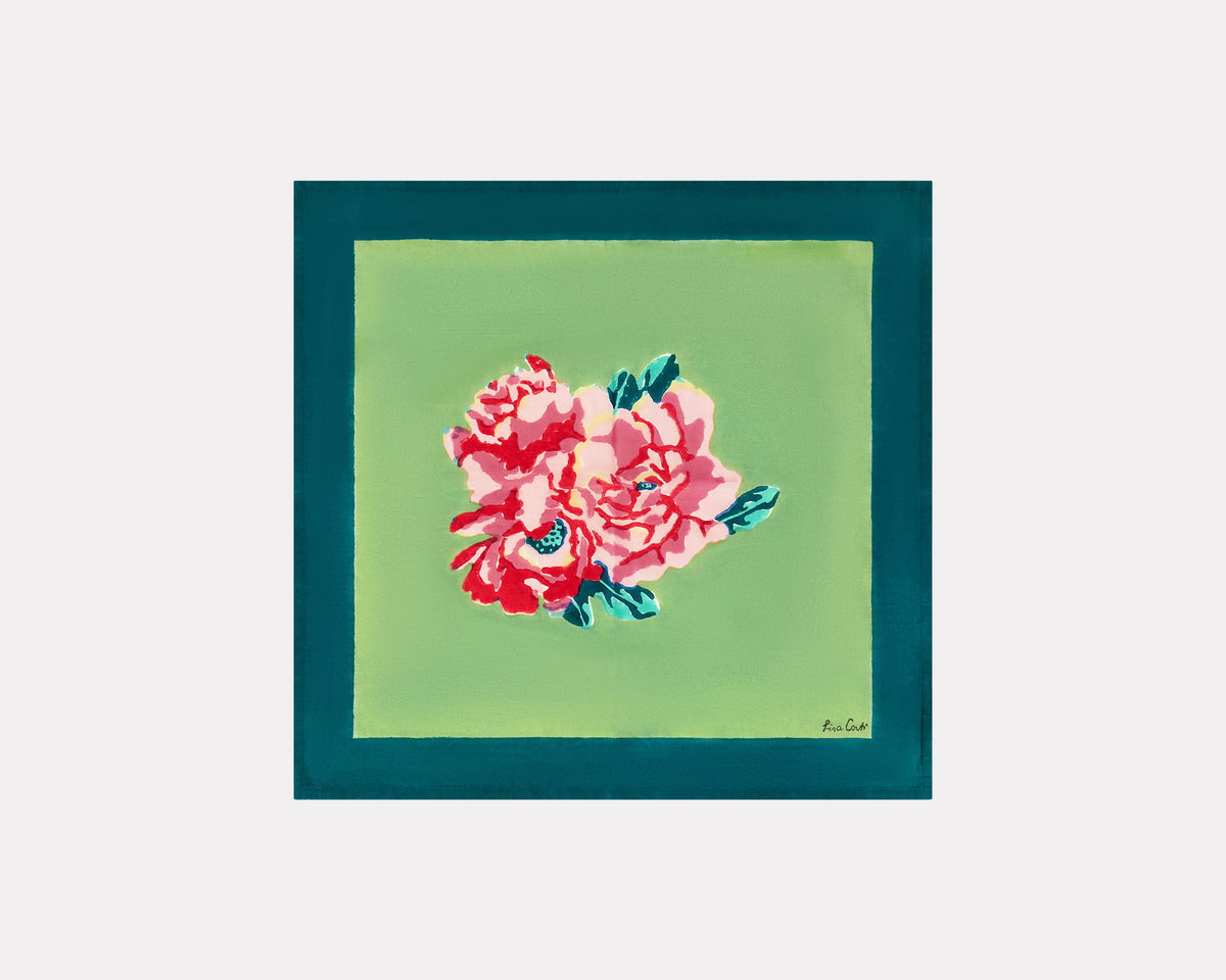 Lisa Corti Napkin - Nina Rose Mint