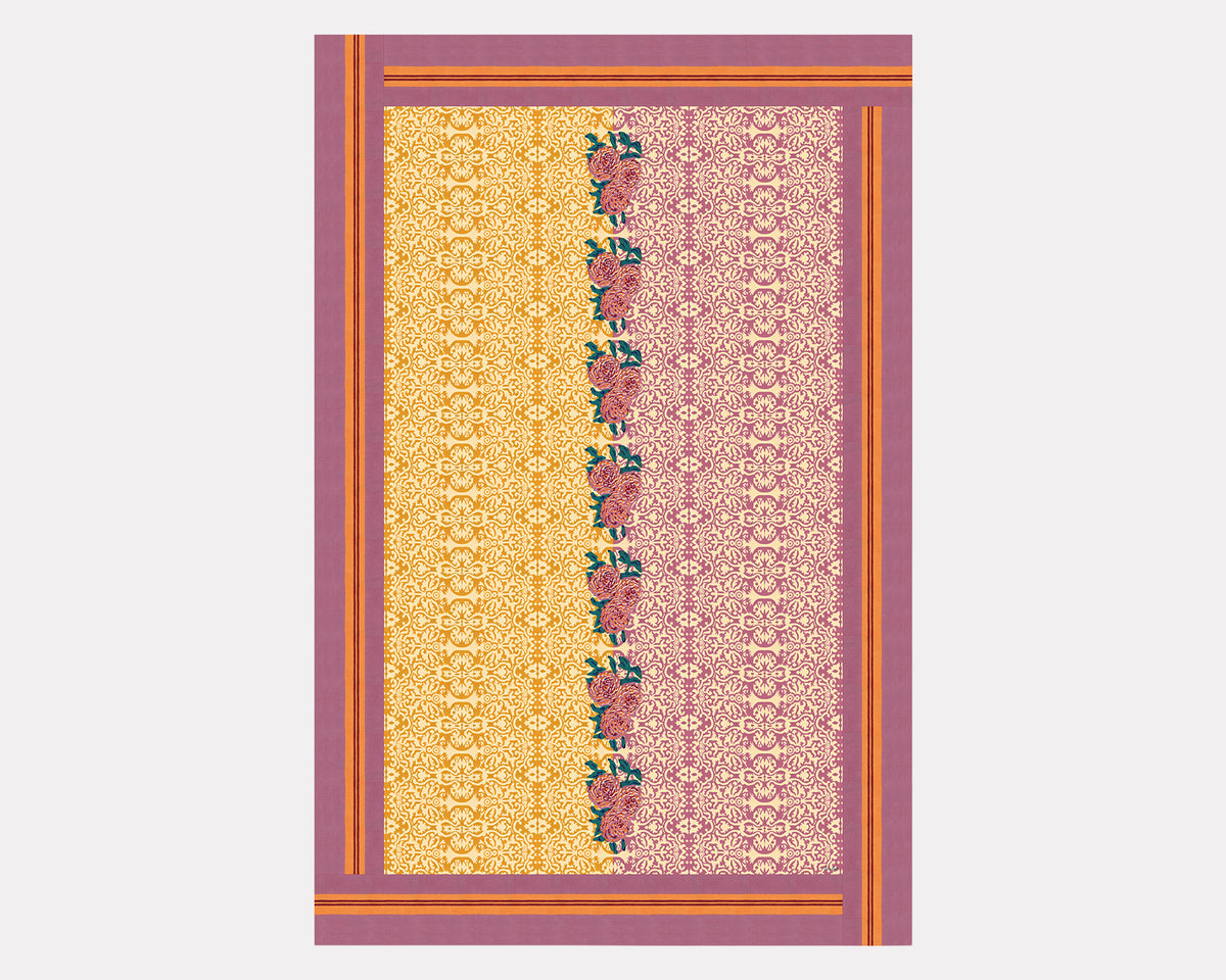 Lisa Corti Tablecloth - Dam Dam Lilac-Gold