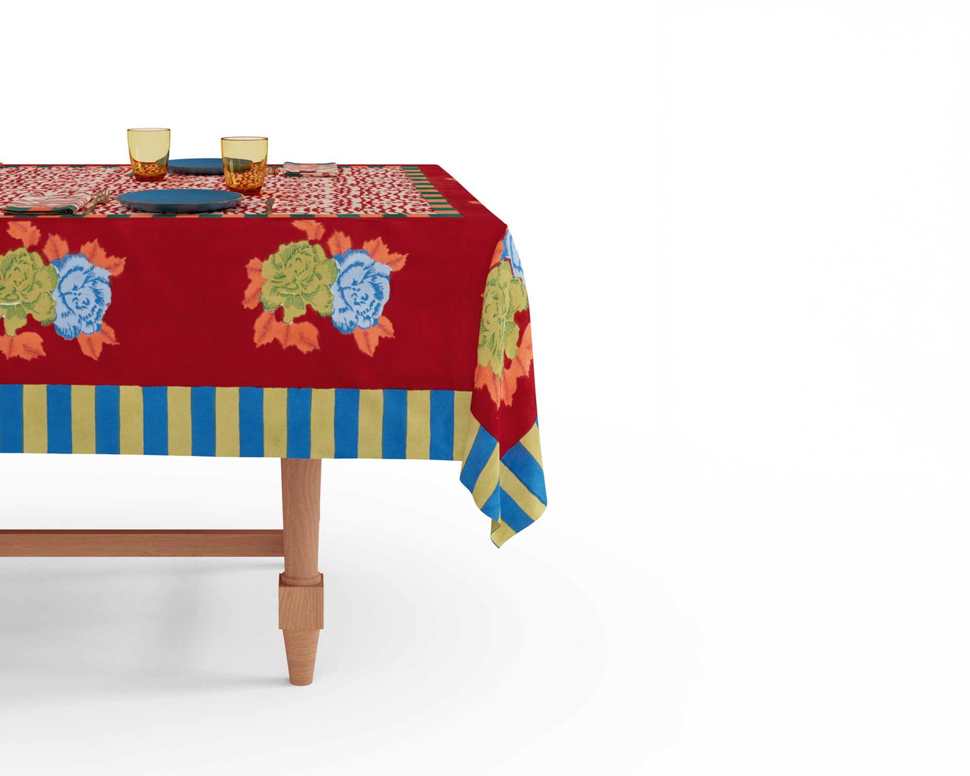 Lisa Corti Tablecloth - Indian Tiger