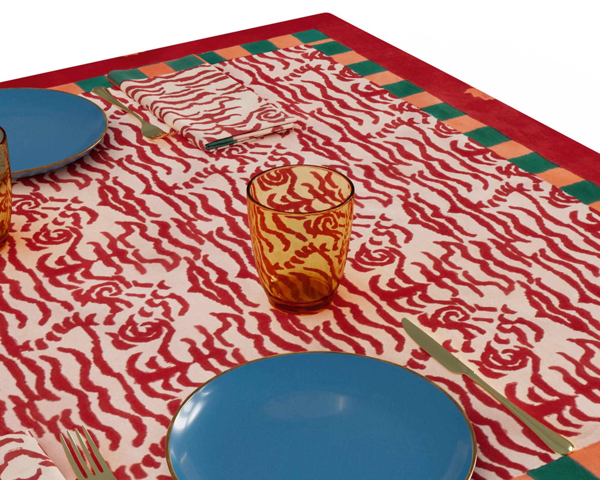 Lisa Corti Tablecloth - Indian Tiger