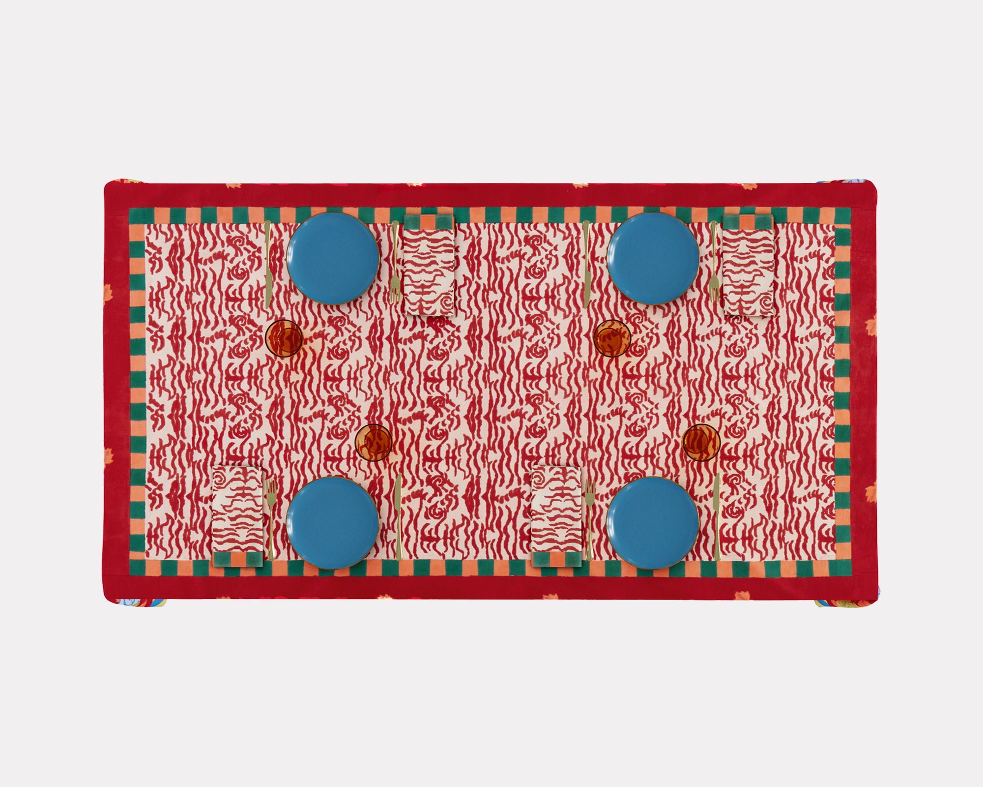 Lisa Corti Tablecloth - Indian Tiger
