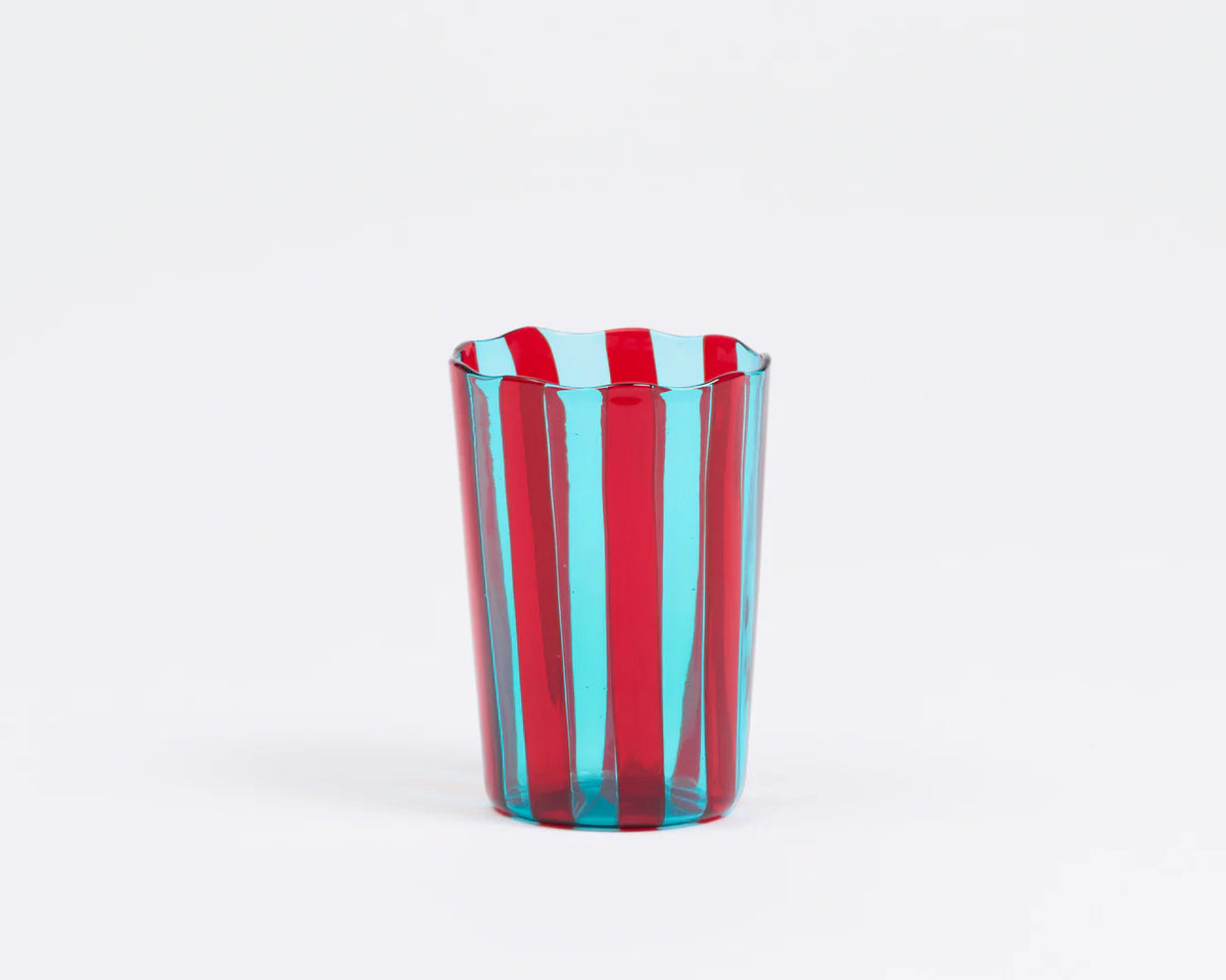 Laguna~B 'Berlingot EVO' Tumbler - Red / Aquamarine