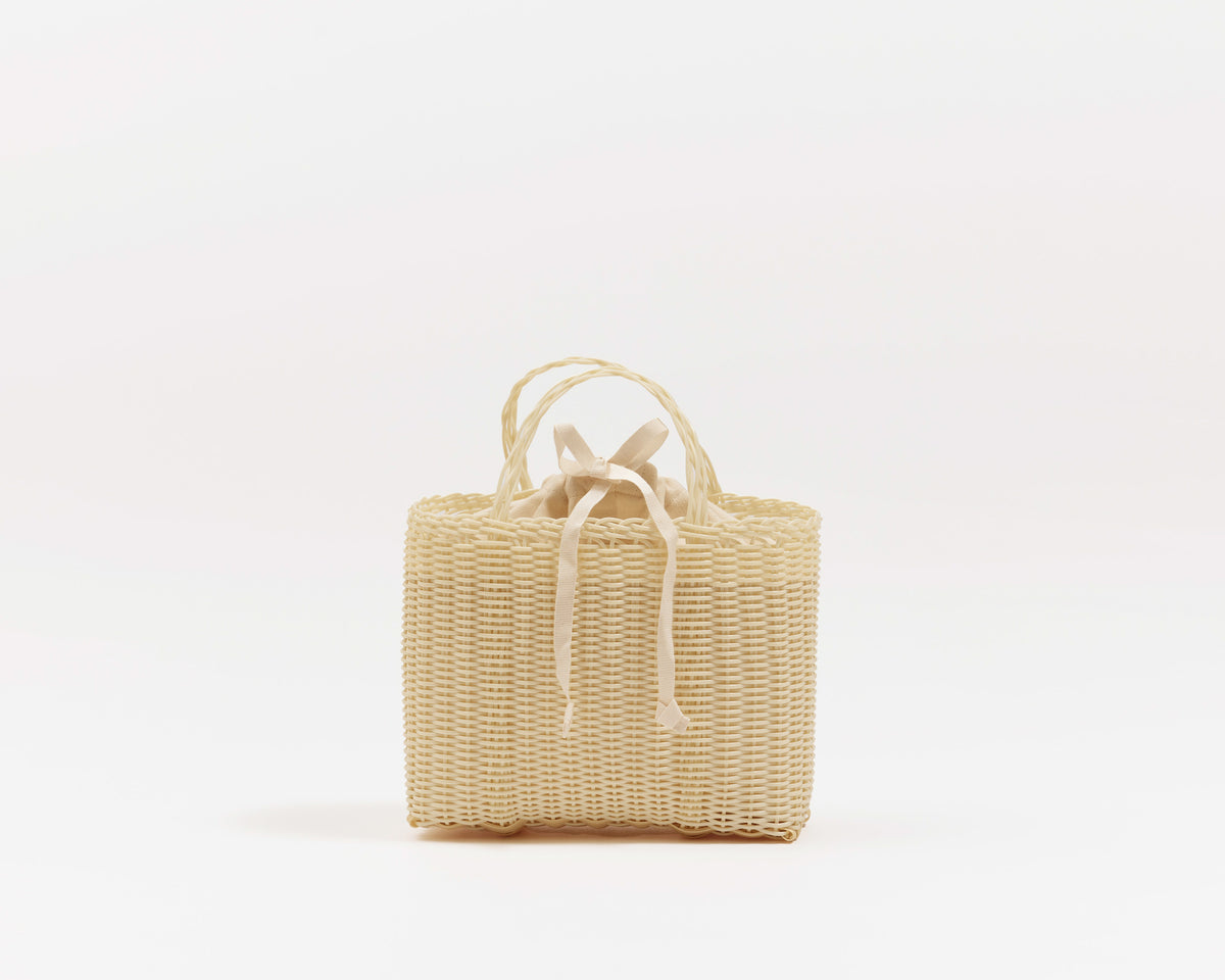 Palorosa Mini Tote Basket - Vanilla
