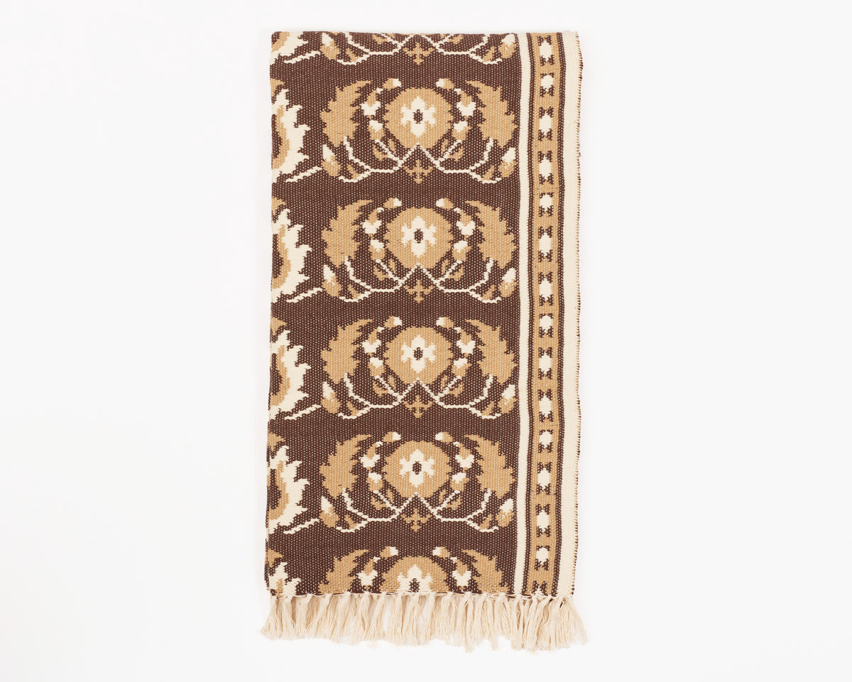 Bulgarian Roses Rug - Brown