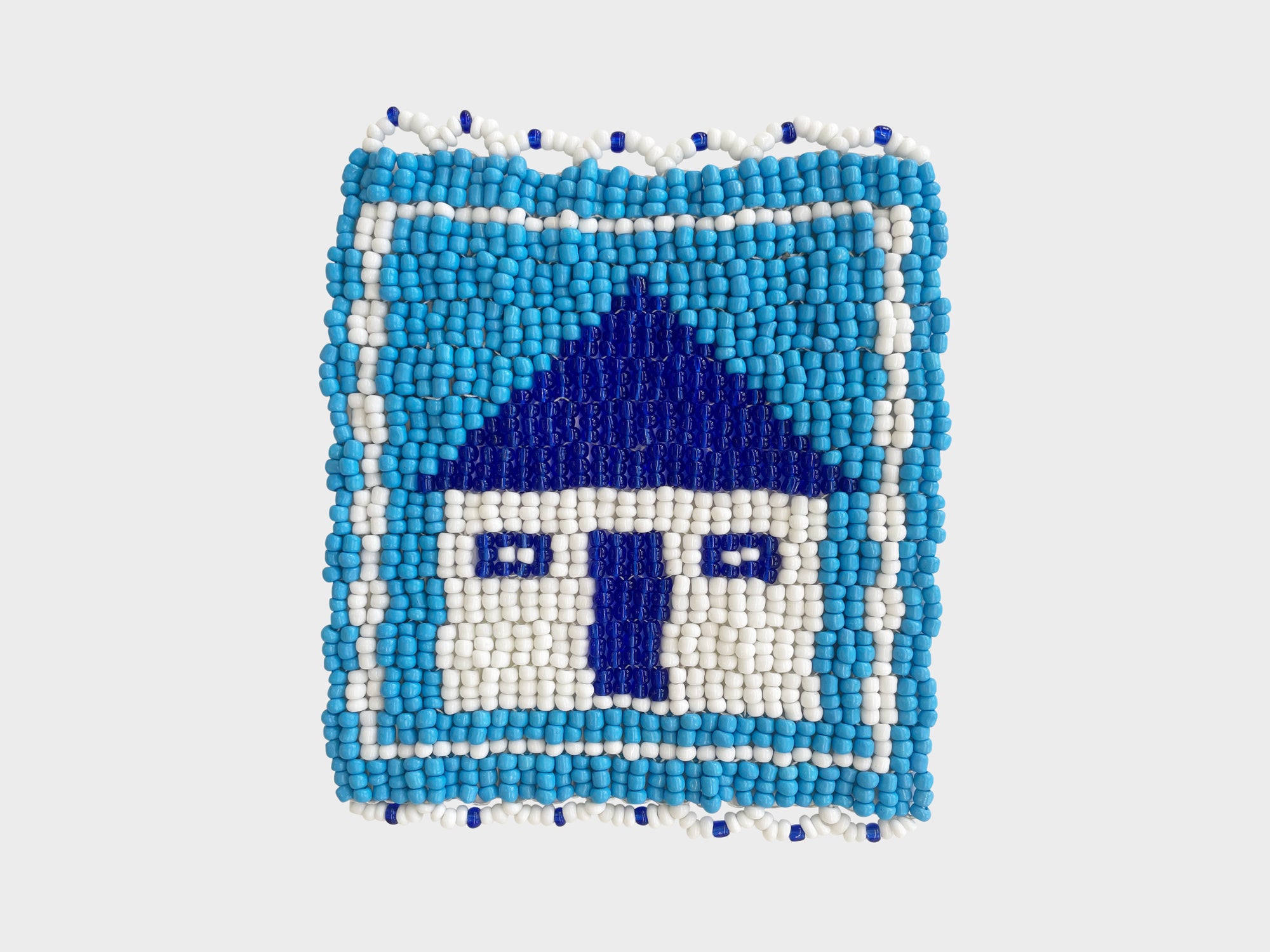 Beaded 'House' Coaster 426