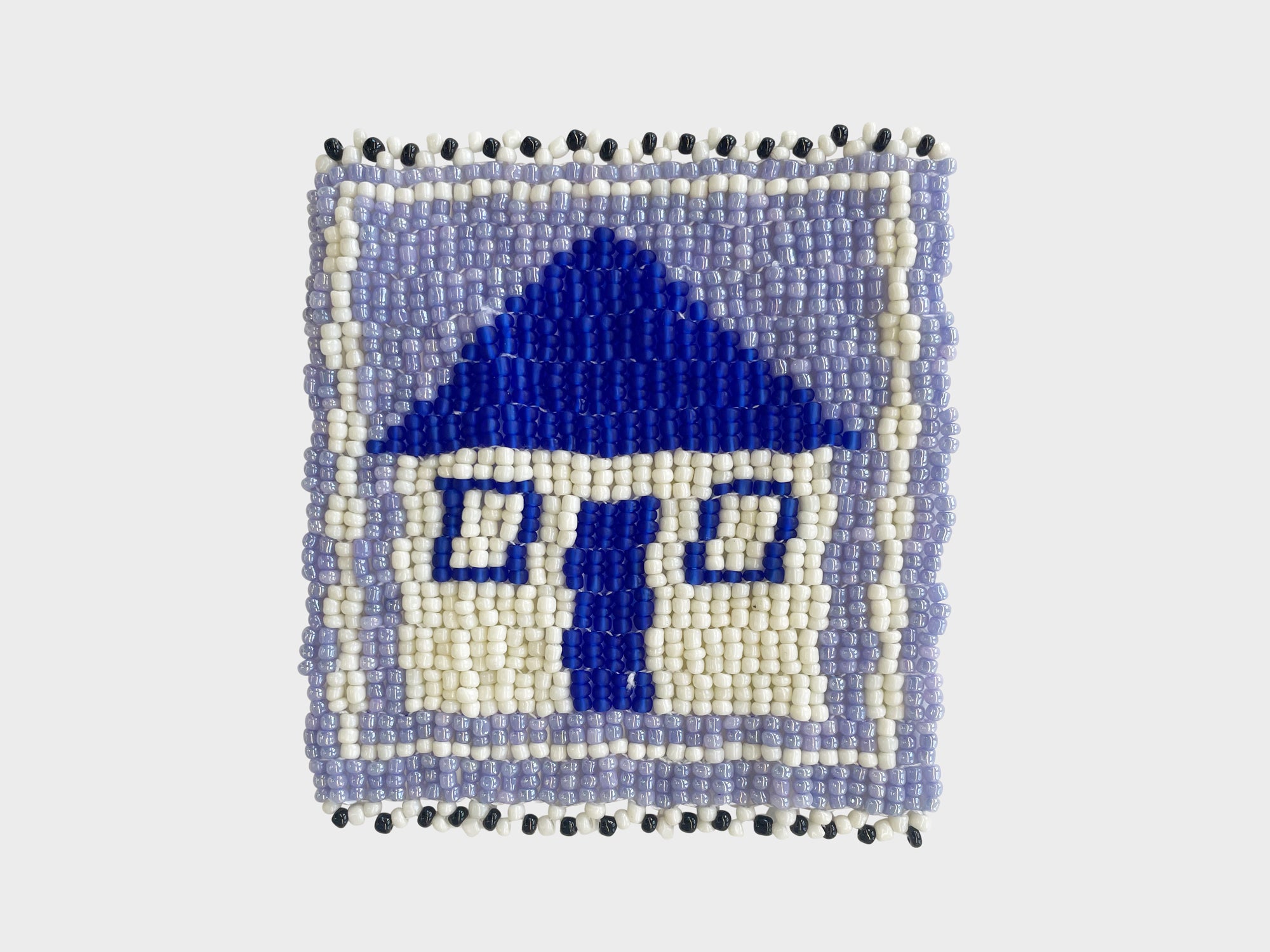 Beaded 'House' Coaster 431